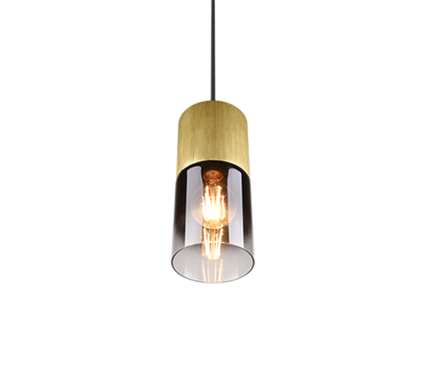Κρεμαστό Φωτιστικό Trio Lighting E27   Ορείχαλκος Μεταλλικό    – 310600154