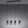 Κρεμαστό Φωτιστικό Trio Lighting   E27 Μαύρο Ματ Μεταλλικό    310600432
