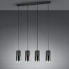 Κρεμαστό Φωτιστικό Trio Lighting   E27 Μαύρο Ματ Μεταλλικό    310600432