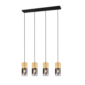 Κρεμαστό Φωτιστικό Trio Lighting 4xE27   Ορείχαλκος Μεταλλικό    – 310600454