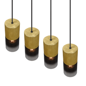 Κρεμαστό Φωτιστικό Trio Lighting 4xE27   Ορείχαλκος Μεταλλικό    – 310600454