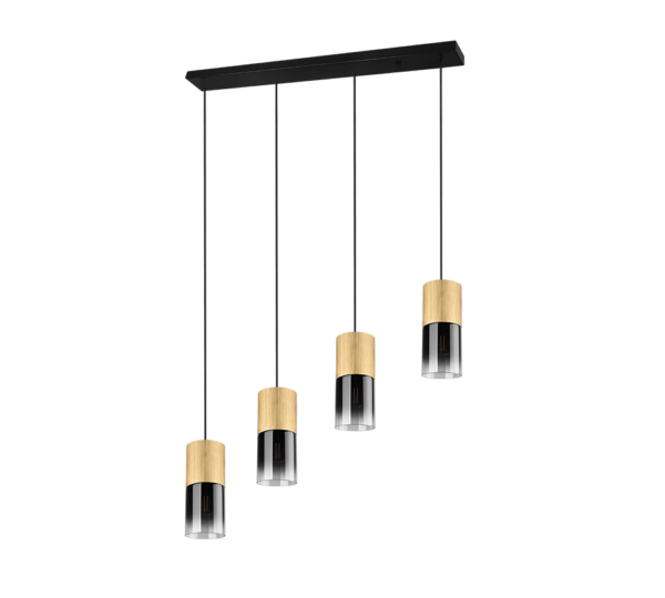 Κρεμαστό Φωτιστικό Trio Lighting 4xE27   Ορείχαλκος Μεταλλικό    – 310600454