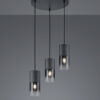 Κρεμαστό Φωτιστικό Trio Lighting   E27 Μαύρο Ματ Μεταλλικό    310630332