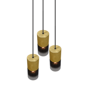 Κρεμαστό Φωτιστικό Trio Lighting 3xE27   Ορείχαλκος Μεταλλικό    – 310630354