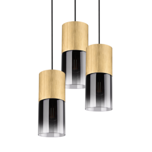 Κρεμαστό Φωτιστικό Trio Lighting 3xE27   Ορείχαλκος Μεταλλικό    – 310630354