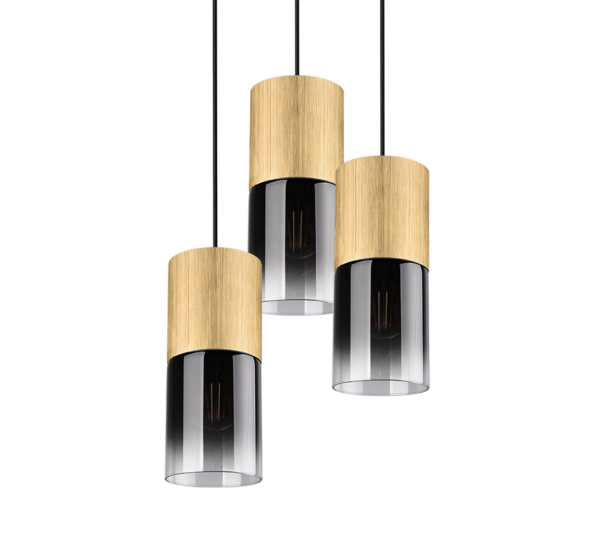 Κρεμαστό Φωτιστικό Trio Lighting 3xE27   Ορείχαλκος Μεταλλικό    – 310630354