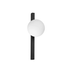 IDEAL LUX Επιτοίχιο Φωτιστικό BINOMIO 1xG9 Μαύρου Χρώματος – 310664