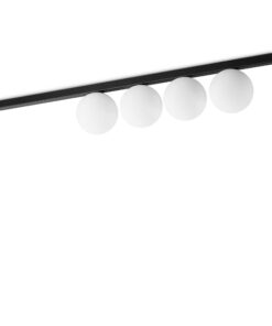 IDEAL LUX Φωτιστικό Οροφής BINOMIO 4xG9 Μαύρου Χρώματος – 310688