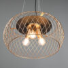Κρεμαστό Φωτιστικό Trio Lighting TAMIL  3x E27 Ορείχαλκος Ματ Μεταλλικό   – 311100308
