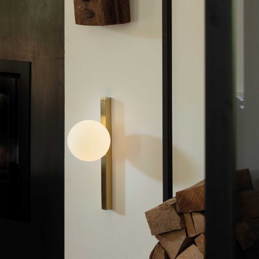 IDEAL LUX Επιτοίχιο Φωτιστικό BINOMIO 1xG9 Λευκού Χρώματος – 328478