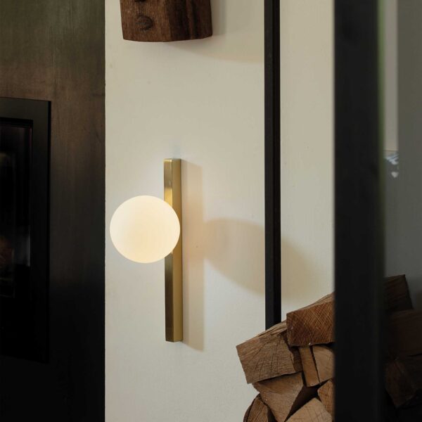 IDEAL LUX Επιτοίχιο Φωτιστικό BINOMIO 1xG9 Λευκού Χρώματος – 328478
