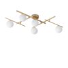 IDEAL LUX Φωτιστικό Οροφής ATLAS 5xG9 Χρυσού Χρώματος – 311364