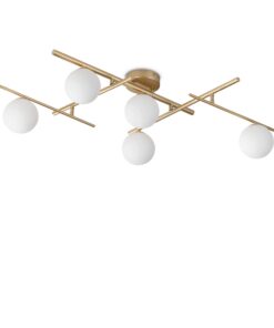 IDEAL LUX Φωτιστικό Οροφής ATLAS 5xG9 Χρυσού Χρώματος – 311364