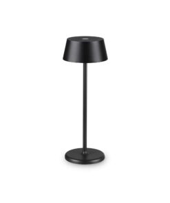 IDEAL LUX Επιτραπέζιο Φωτιστικό PURE TL LED 1.5W 3000K Μαύρου – 311678