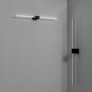 IDEAL LUX Επιτοίχιο Φωτιστικό THEO LED 13.5W 3000K Μαύρου Χρώματος – 311760