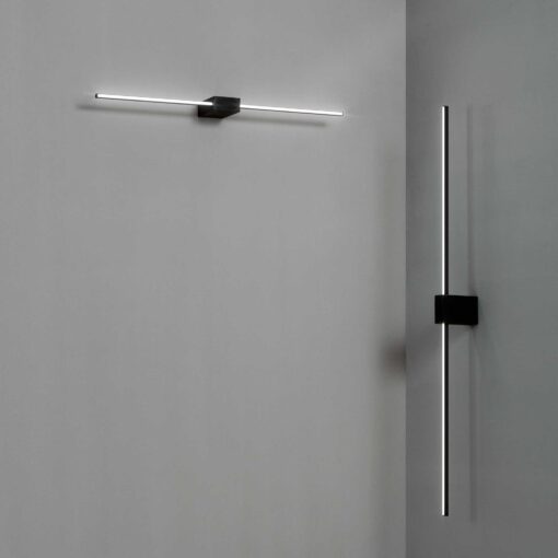 IDEAL LUX Επιτοίχιο Φωτιστικό THEO LED 13.5W 3000K Μαύρου Χρώματος – 311760