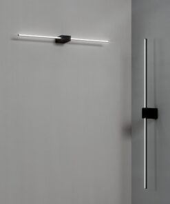 IDEAL LUX Επιτοίχιο Φωτιστικό THEO LED 20.5W 3000K Μαύρου Χρώματος – 311784