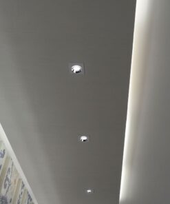 Γύψινη Βάση GU10 – MR16 V-TAC Χωνευτή Τετράγωνη Χρώμιο-Λευκό – 3119