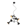Κρεμαστό Φωτιστικό Trio Lighting ROXIE 6x E14 Μαύρο Ματ Μεταλλικό, Περιστρεφόμενο – 311900632