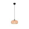 Κρεμαστό Φωτιστικό Trio Lighting INGA  1x E27 Φυσικό Rattan   – 312200136