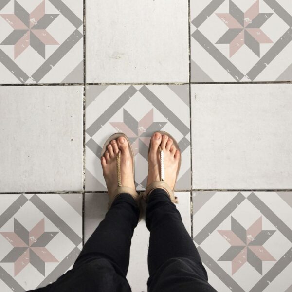 Tile Cover Pink πλακάκια διακόσμησης τοίχων κουζίνας και μπάνιου Ango – 31224