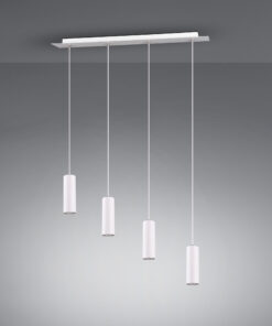 Κρεμαστό Φωτιστικό Trio Lighting 4xGU10 Λευκό Μεταλλικό 312400401