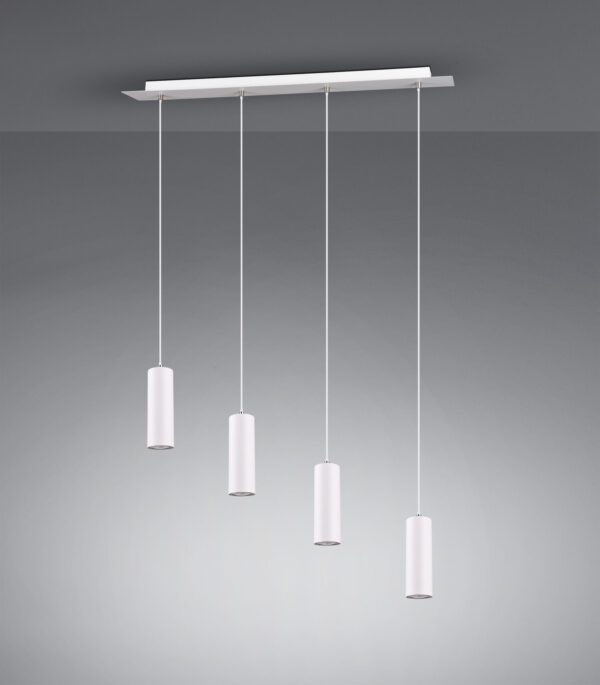 Κρεμαστό Φωτιστικό Trio Lighting   4xGU10 Λευκό Μεταλλικό    312400401