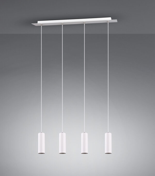 Κρεμαστό Φωτιστικό Trio Lighting   4xGU10 Λευκό Μεταλλικό    312400401