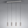 Κρεμαστό Φωτιστικό Trio Lighting   4xGU10 Νίκελ Ματ Μεταλλικό    312400407