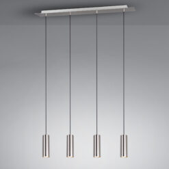 Κρεμαστό Φωτιστικό Trio Lighting 4xGU10 Νίκελ Ματ Μεταλλικό 312400407
