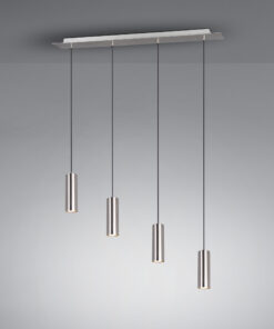 Κρεμαστό Φωτιστικό Trio Lighting 4xGU10 Νίκελ Ματ Μεταλλικό 312400407