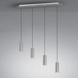 Κρεμαστό Φωτιστικό Trio Lighting   4xGU10 Νίκελ Ματ Μεταλλικό    312400407