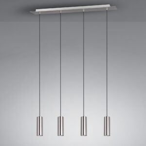 Κρεμαστό Φωτιστικό Trio Lighting   4xGU10 Νίκελ Ματ Μεταλλικό    312400407