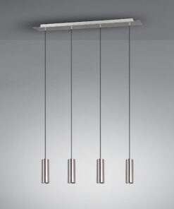Κρεμαστό Φωτιστικό Trio Lighting 4xGU10 Νίκελ Ματ Μεταλλικό 312400407