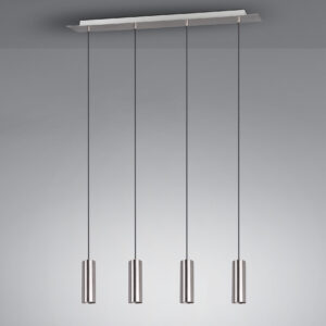 Κρεμαστό Φωτιστικό Trio Lighting   4xGU10 Νίκελ Ματ Μεταλλικό    312400407