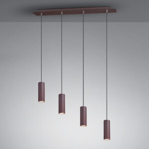 Κρεμαστό Φωτιστικό Trio Lighting   4xGU10 Σκουριά Μεταλλικό    312400424