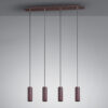 Κρεμαστό Φωτιστικό Trio Lighting   4xGU10 Σκουριά Μεταλλικό    312400424