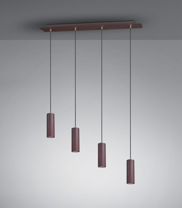 Κρεμαστό Φωτιστικό Trio Lighting   4xGU10 Σκουριά Μεταλλικό    312400424