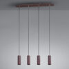Κρεμαστό Φωτιστικό Trio Lighting   4xGU10 Σκουριά Μεταλλικό    312400424