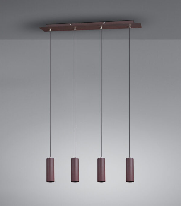 Κρεμαστό Φωτιστικό Trio Lighting   4xGU10 Σκουριά Μεταλλικό    312400424