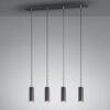 Κρεμαστό Φωτιστικό Trio Lighting   4xGU10 Μαύρο Ματ Μεταλλικό    312400432