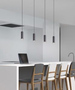 Κρεμαστό Φωτιστικό Trio Lighting 4xGU10 Μαύρο Ματ Μεταλλικό 312400432