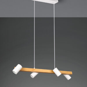 Κρεμαστό Φωτιστικό Trio Lighting MARLEY  4x GU10 Λευκό Ματ Μεταλλικό   – 312490431