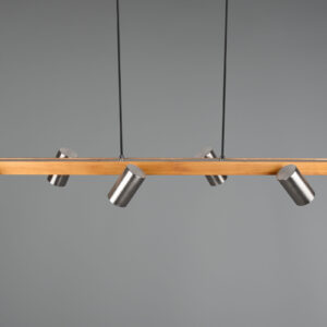 Κρεμαστό Φωτιστικό Trio Lighting MARLEY  6x GU10 Νίκελ Ματ Μεταλλικό   – 312490607