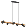 Κρεμαστό Φωτιστικό Trio Lighting MARLEY  6x GU10 Μαύρο Ματ Μεταλλικό   – 312490632