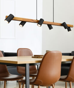 Κρεμαστό Φωτιστικό Trio Lighting MARLEY 6x GU10 Μαύρο Ματ Μεταλλικό – 312490632