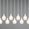 Κρεμαστό Φωτιστικό Trio Lighting MELA  9x E14 Λευκό Ματ Μεταλλικό   – 313100931