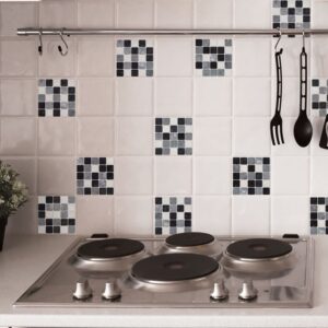 Tile Black & White πλακάκια διακόσμησης τοίχων κουζίνας και μπάνιου Ango – 31313