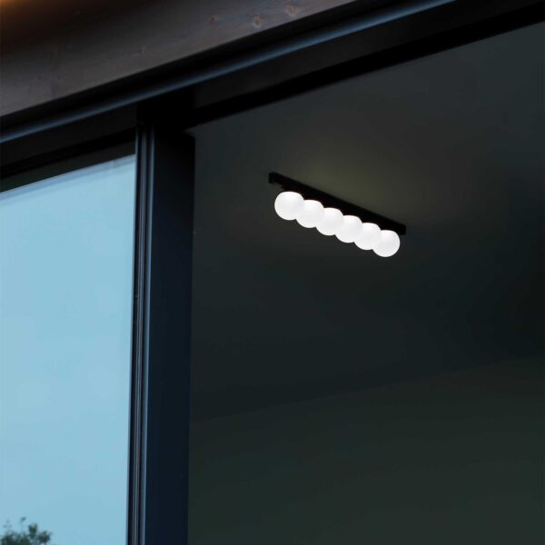 IDEAL LUX Φωτιστικό Οροφής PING PONG LED 12W 3000K Μαύρου Χρώματος – 313283