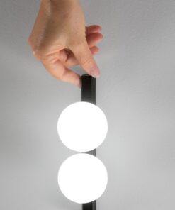 IDEAL LUX Φωτιστικό Οροφής PING PONG LED 18W 3000K Μαύρου Χρώματος – 313290